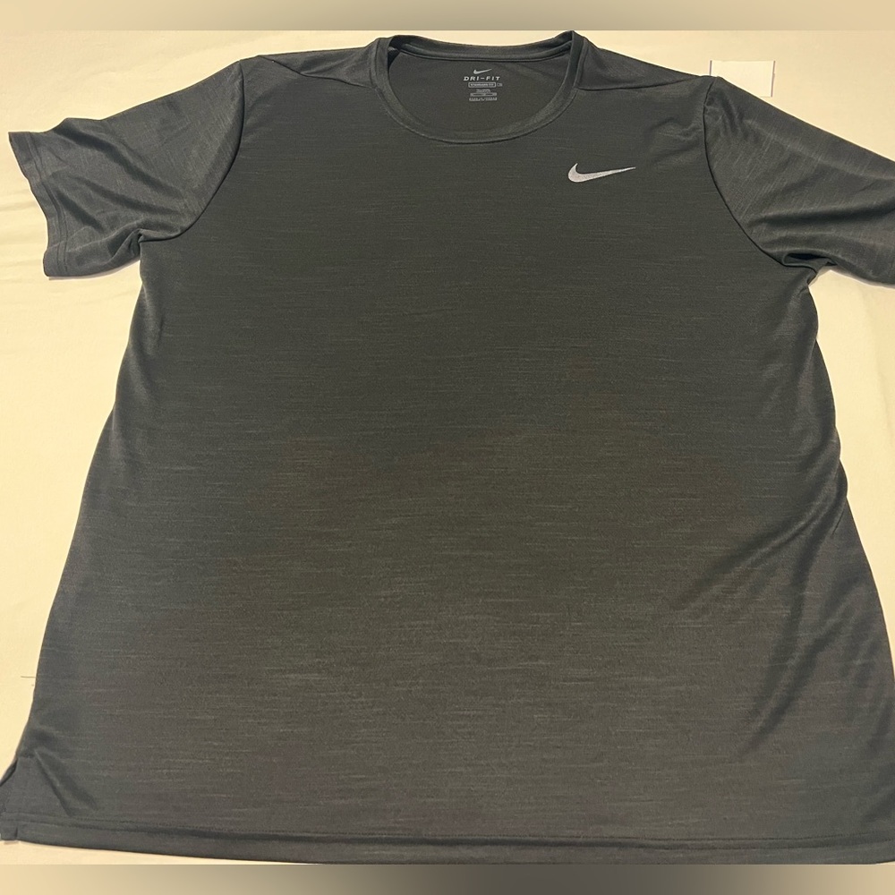 🔥NIKE T-SHIRT STYLE #AJ8021-010 MEN'S SIZE 2XL-TALL SHORT SLEEVE COLOR BLACK - Picture 7 of 16